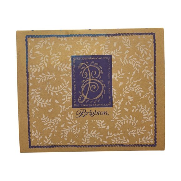 Brighton Brown Leather Hobo Bag With Heart Charm Accent - Picture 10 of 10